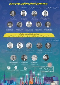 برنامه همایش آینده کار و کارآفرینی جوانان در ایران